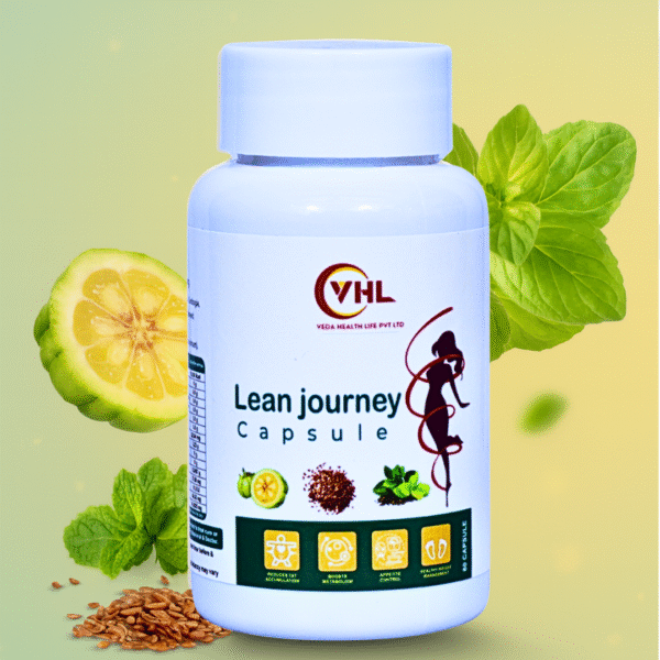 Vhl Lean Journey Capsule - Ayurvedic Weight Loss Capsule for Women | 100% Natural & Safe